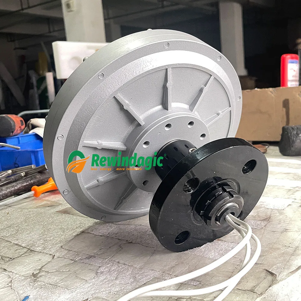 5KW 10KW Wind Water Turbine Generator 12V 24V 48V 300 Rpm Power Magnetic Dynamo  Hydro Maglev Alternator Free Energy Windmill