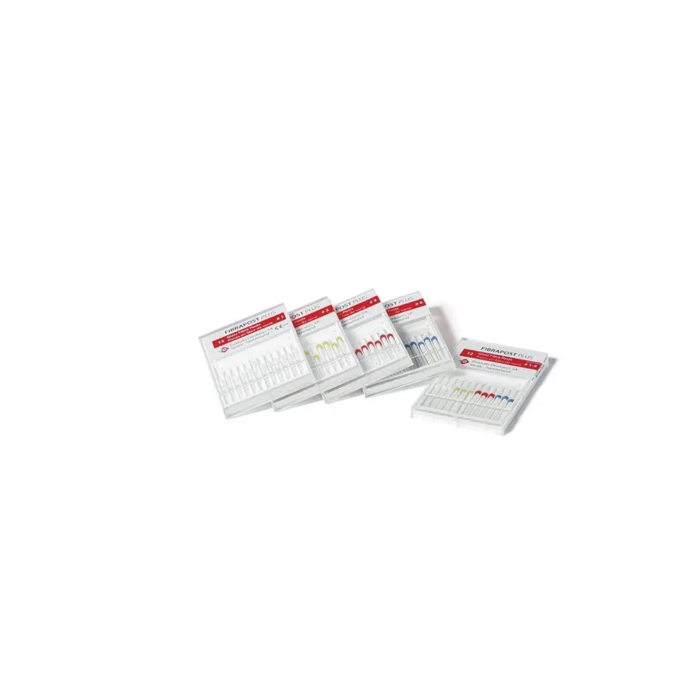 12PCS/Box Dental Materials Resin Fiber Pile PD Enhanced Blocking Type Pile Core Reconstruction Laboratory Dentist Clinic Tools