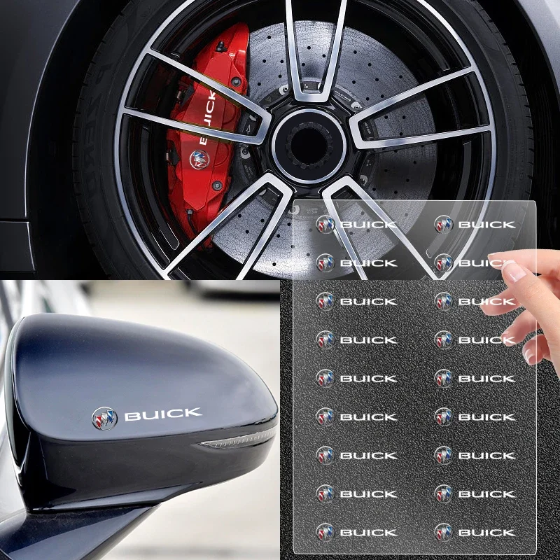 

1/2/5/10pcs Car Decoration Sticker Window Wiper Rearview Mirror Sticker For Buick Century Excelle XT Envision Excelle GT Verano