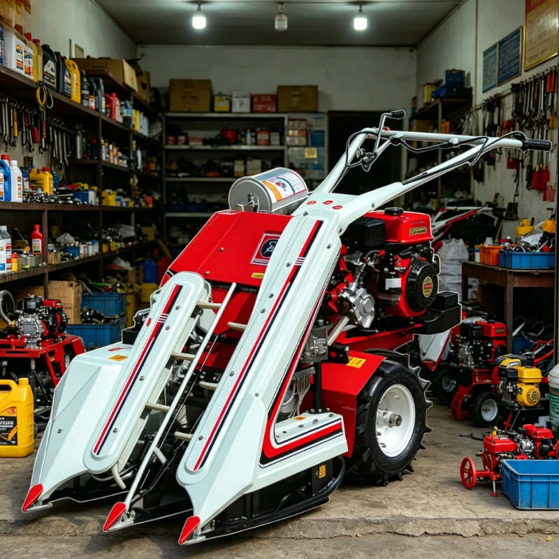 Customized Multifunctional Mini Agricultural Combine Harvester, Farm Harvest Machinery for Corn, Buckwheat and Other Grain Crops