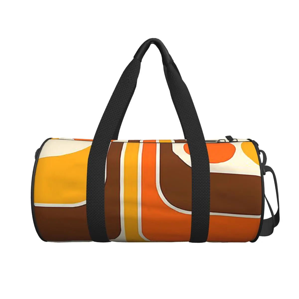 

Retro Geometric Design 62 Large Duffle Gym Bag Waterproof Duffle Travel Bags Handbags Fitness bag