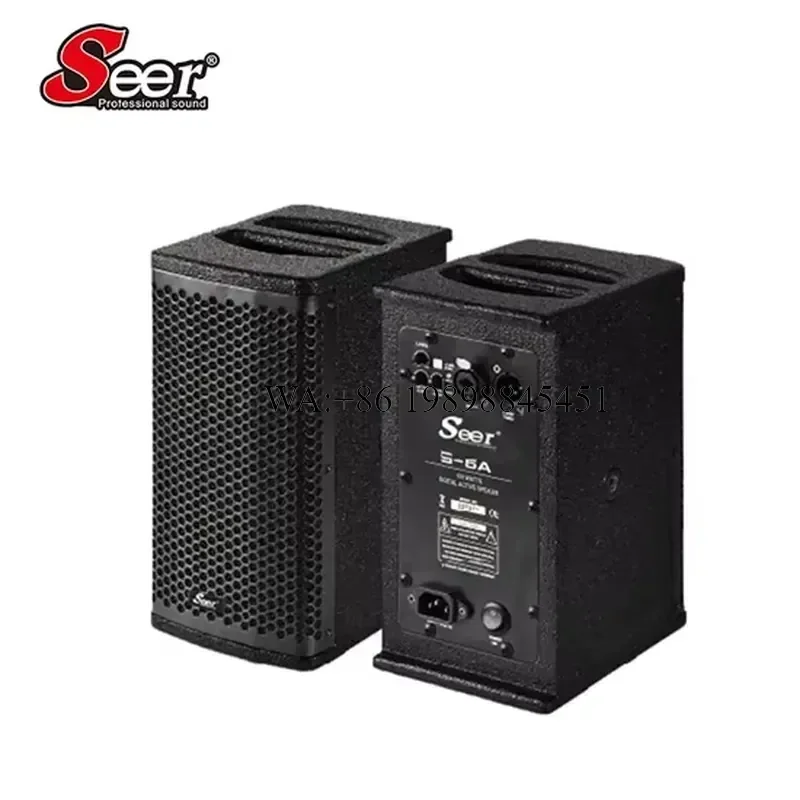 WMWMNU Seer S-6IIA 6-Inch Passive 2.0-Channel Birch Plywood Speaker 80W RMS/160W Peak Power Eco-Friendly Design for Stage