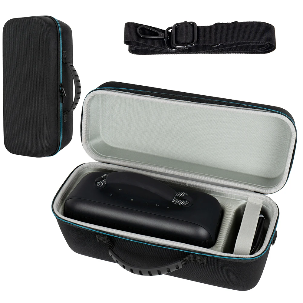 Hard Carrying Case Shockproof Travel Storage Case with Shoulder Strap Waterproof Storage Bag for New Bose SoundLink Max Speaker