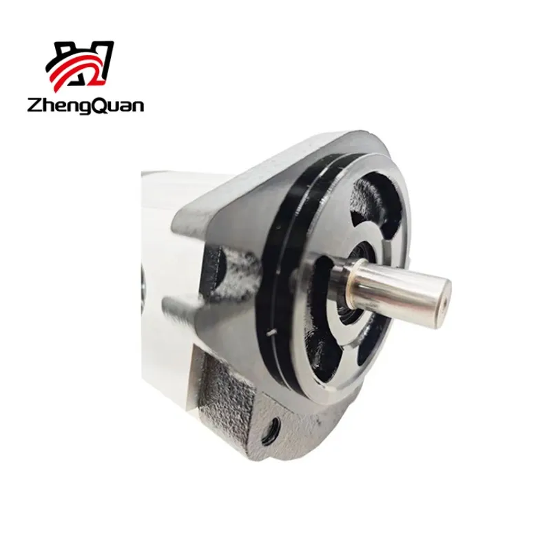 HGP-3A black iron series hydraulic gear pump, made of black iron casting, has good corrosion resistance and can adapt to various