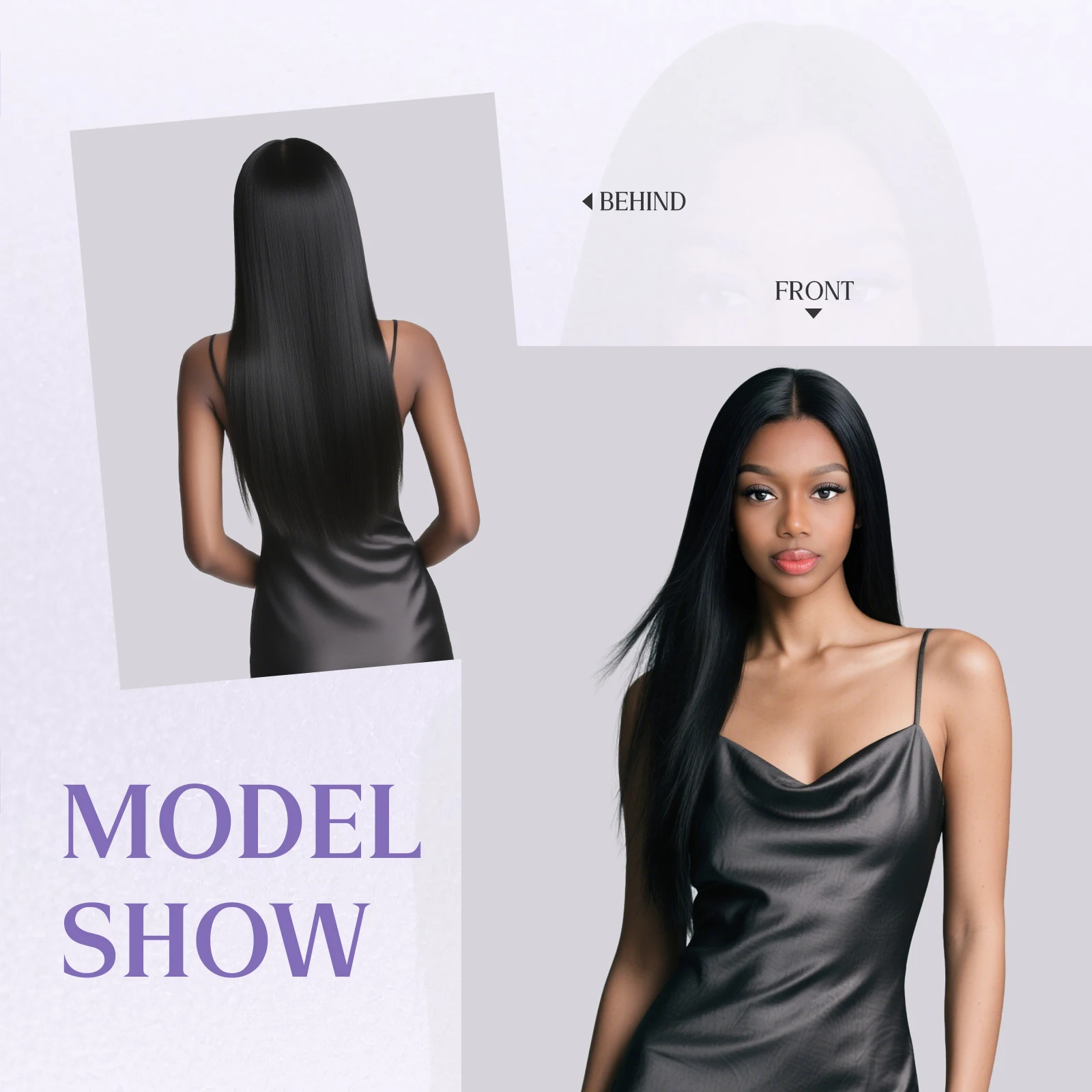 Powcign 100g/pc 스트레이트 헤어 번들 인간 모발 연장, 100% 처녀 미가공 인간 모발, 여성용 보이지 않는 고품질