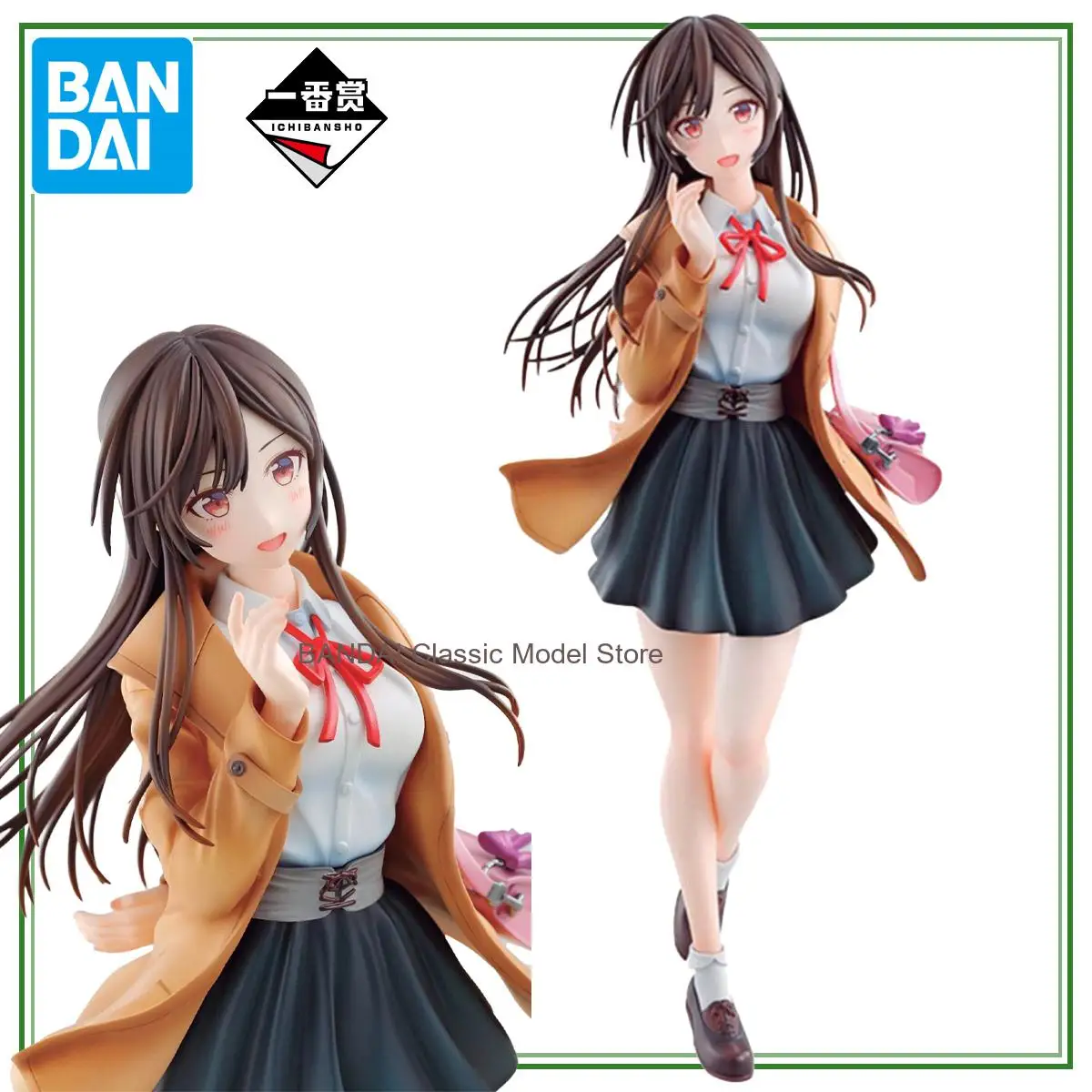 

100% Bandai Original Ichiban Kuji Vol 5 Rent A Girlfriend Mizuhara Chizuru Action Figure Model Doll Brand New Boxed