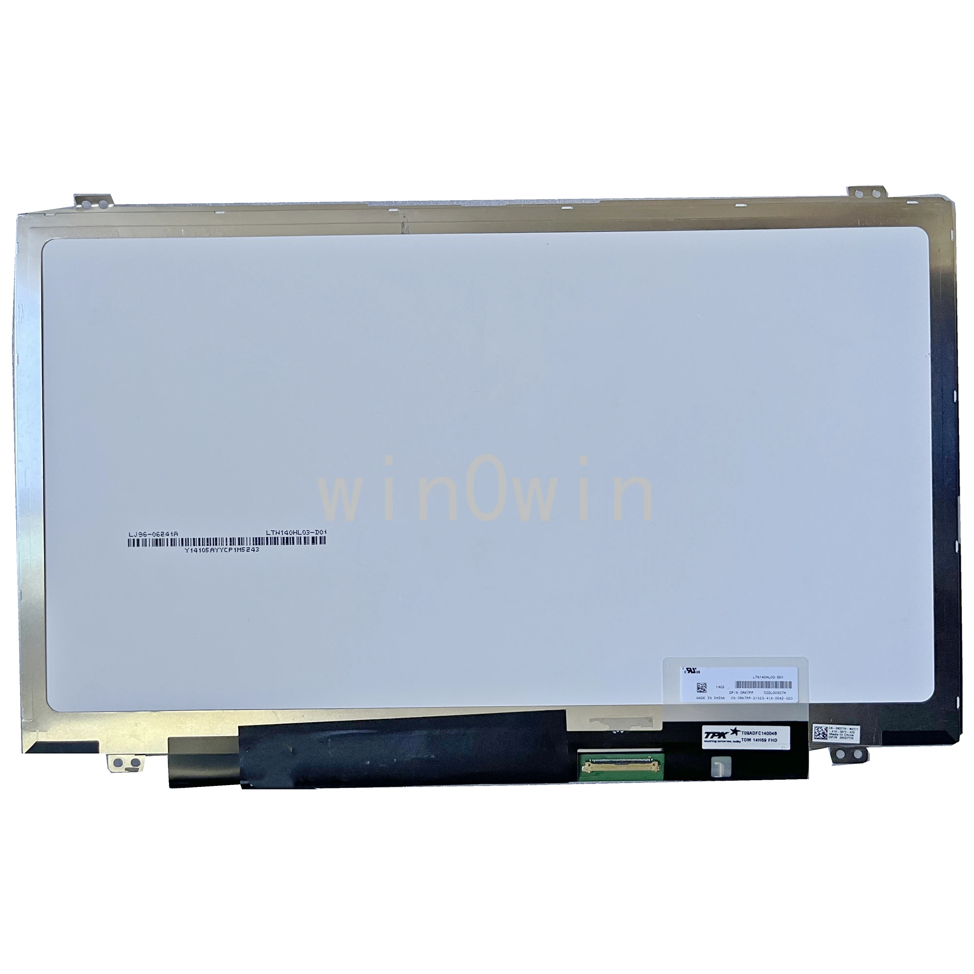 

LTN140HL03 D01 LTN140HL03-D01 DPN ORK7PP 14.0 inch Laptop LCD screen Matrix