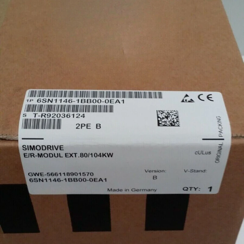 NEW 6SN1146-1BB00-0EA1 SIMODRIVE 611 Feed Module/Regenerative Module 80/104kW Regulation 6SN1 146-1BB00-0EA1