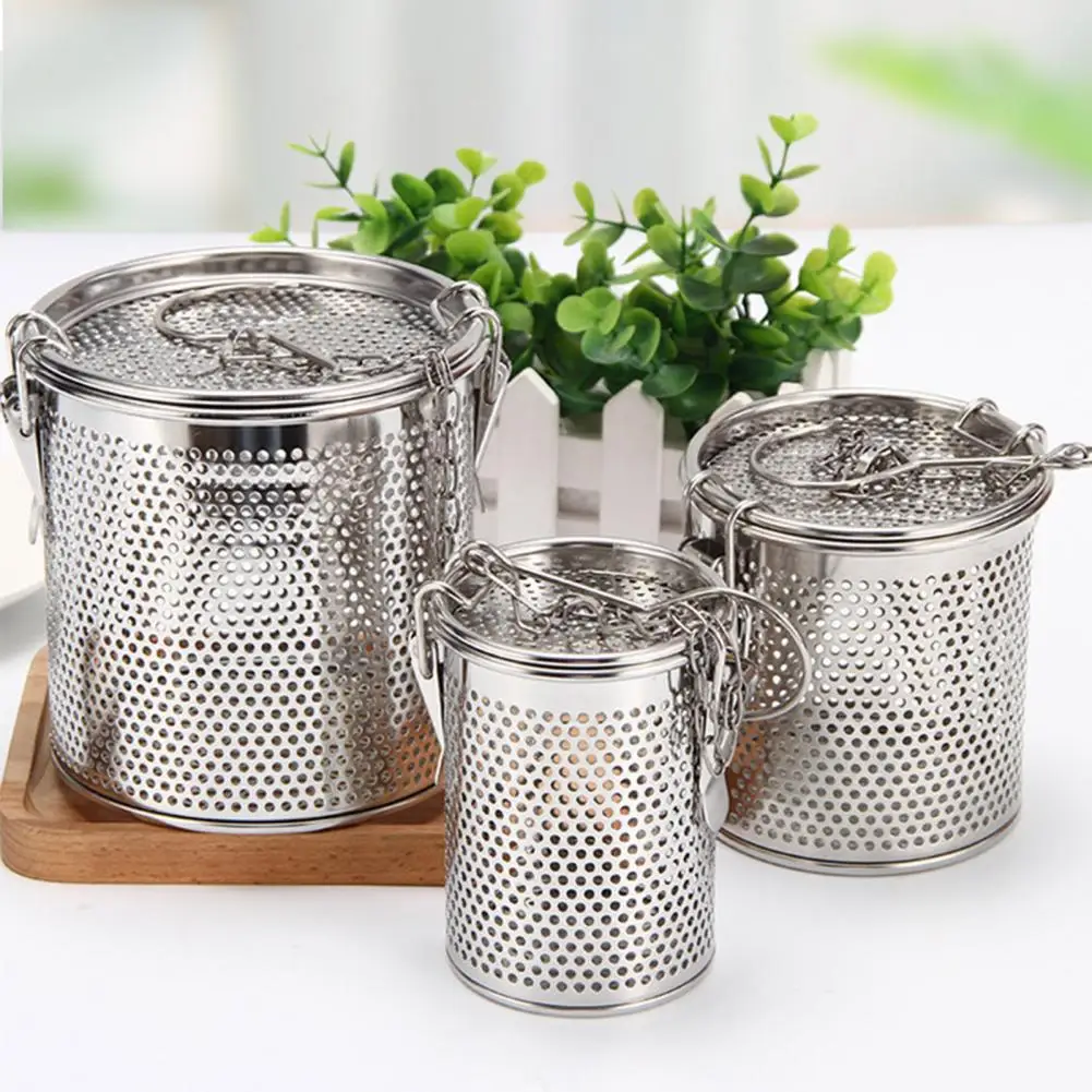 Creative 304 Stainless Steel Tea Strainer Leaf Spice Herbal Tea Filter Reusable Mesh Filter Home Kitchen Accessories