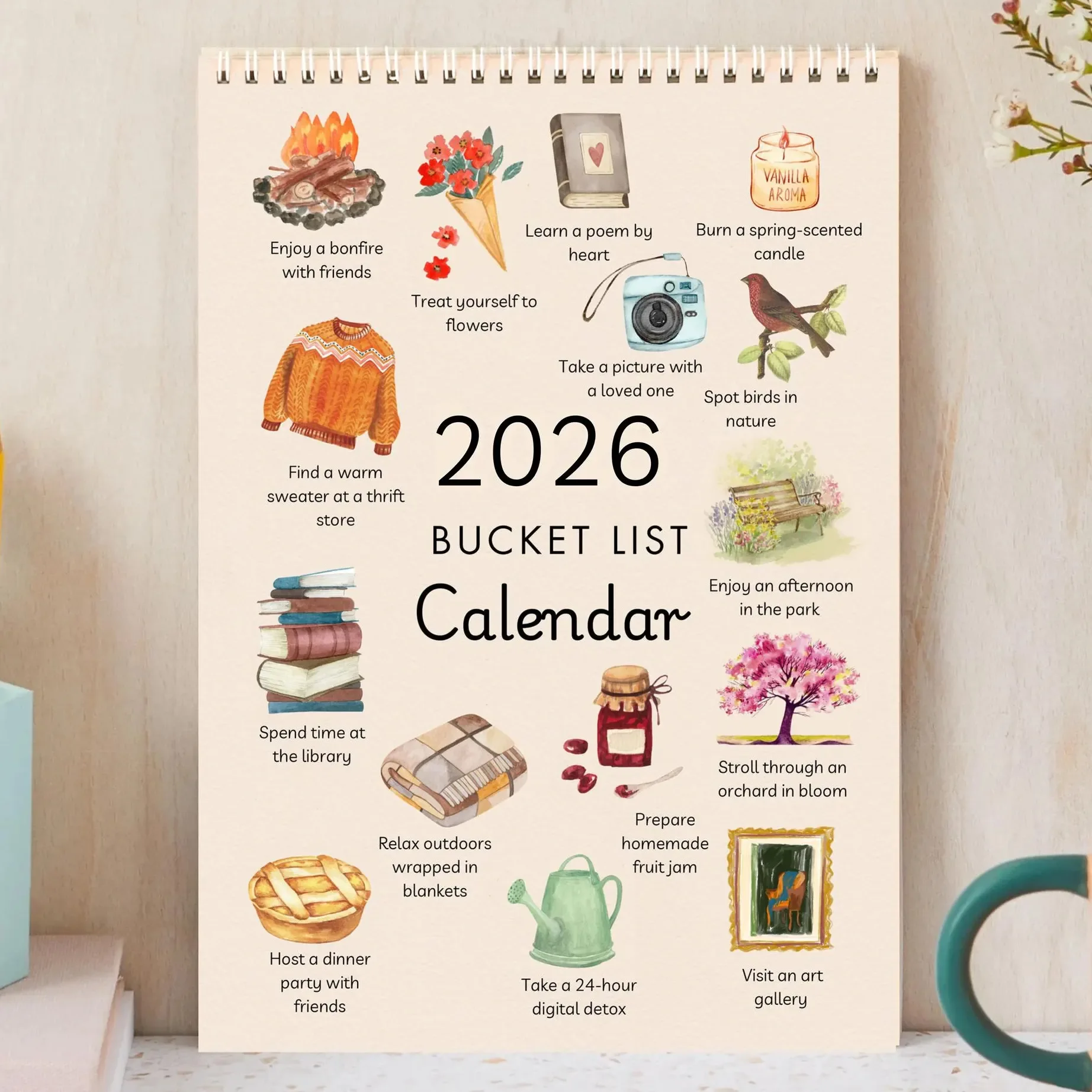 calendario-de-lista-de-baldes-2026-um-calendario-mensal-de-aquarela-de-arte-com-lista-de-baldes-para-2026