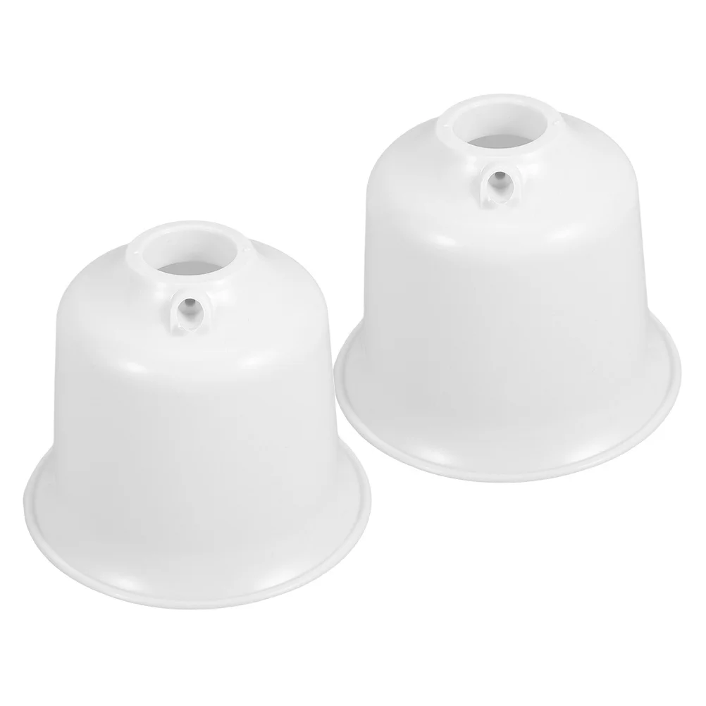 

2Pcs Ceiling Fan Dust Canopy Protective Cover Easy to Clean Fan Cover for Living Room Bedroom Office Use Bottom Canopy