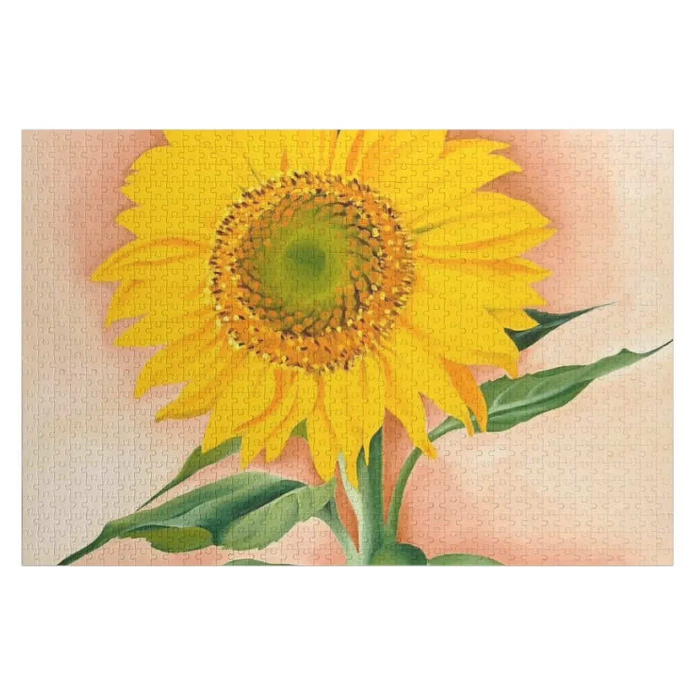 

Georgia Okeeffe 1937 A Sunflower from Maggie Jigsaw Puzzle Customized Picture Personalized Baby Object Personalized Gifts Puzzle