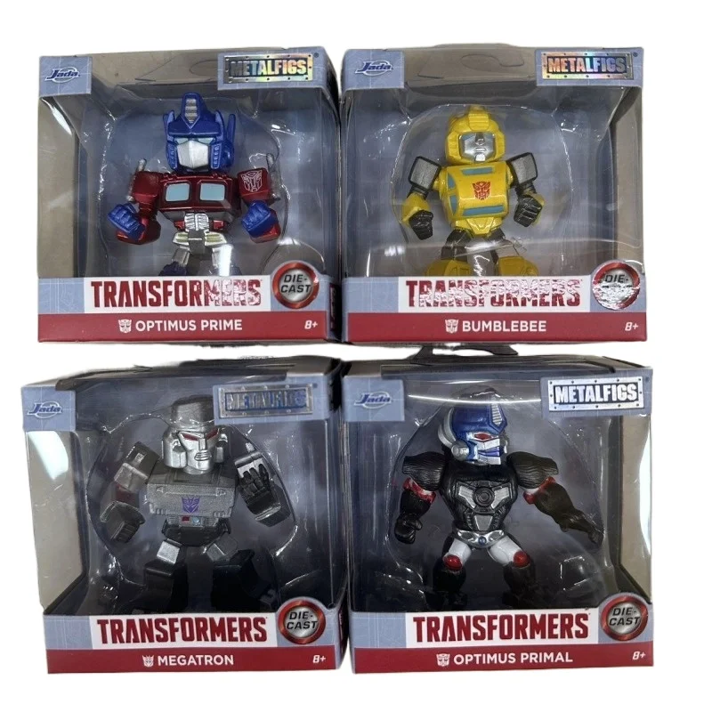 Figuras de Acción de Anime JADA, Transformers, Optimus Prime, Bumblebee, Modelo de Juguete, Megatron, Colección Metalfigs, Adorno, Regalos para Niños