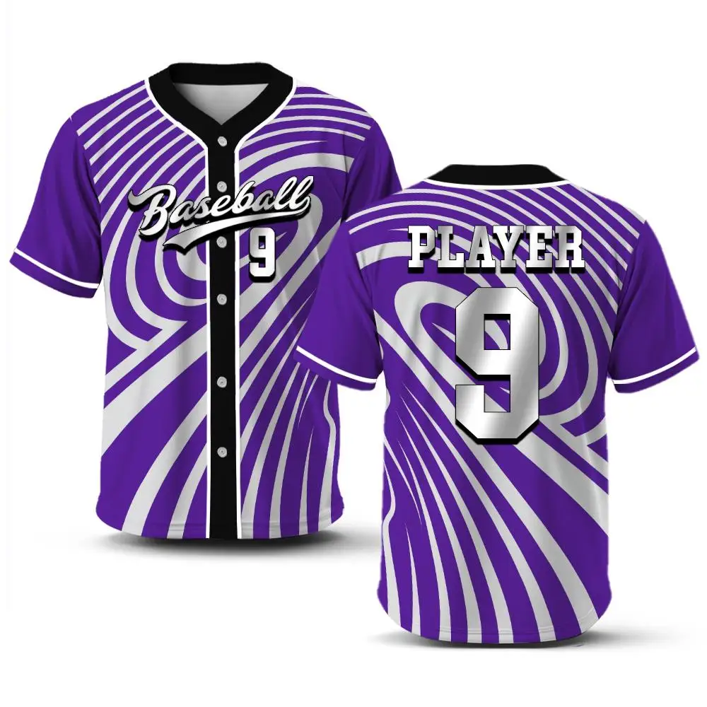 Customizable Short-sleeved Baseball Jerseys WIFRU Outdoor Sports Breathable Training Uniforms Teen Fashion Hip-hop Streetwear