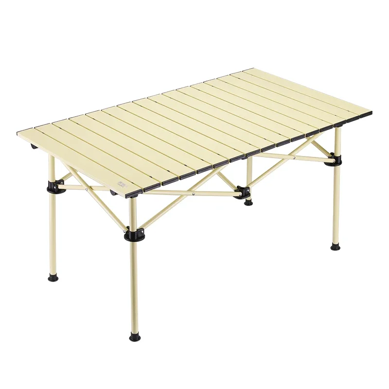 

Portable Table Set Camping Picnic Self-Driving Travel Equipment Aluminum Alloy Egg Roll Table