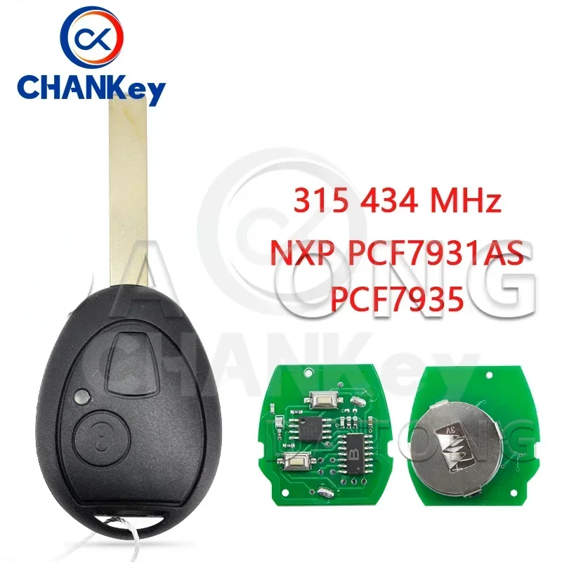 جهاز تحكم عن بعد للسيارة من CHANKey Wprld لسيارة BMW Mini Cooper R50 R53 315 434 MHz ID73 PCF7931/7935 استبدال الذكية