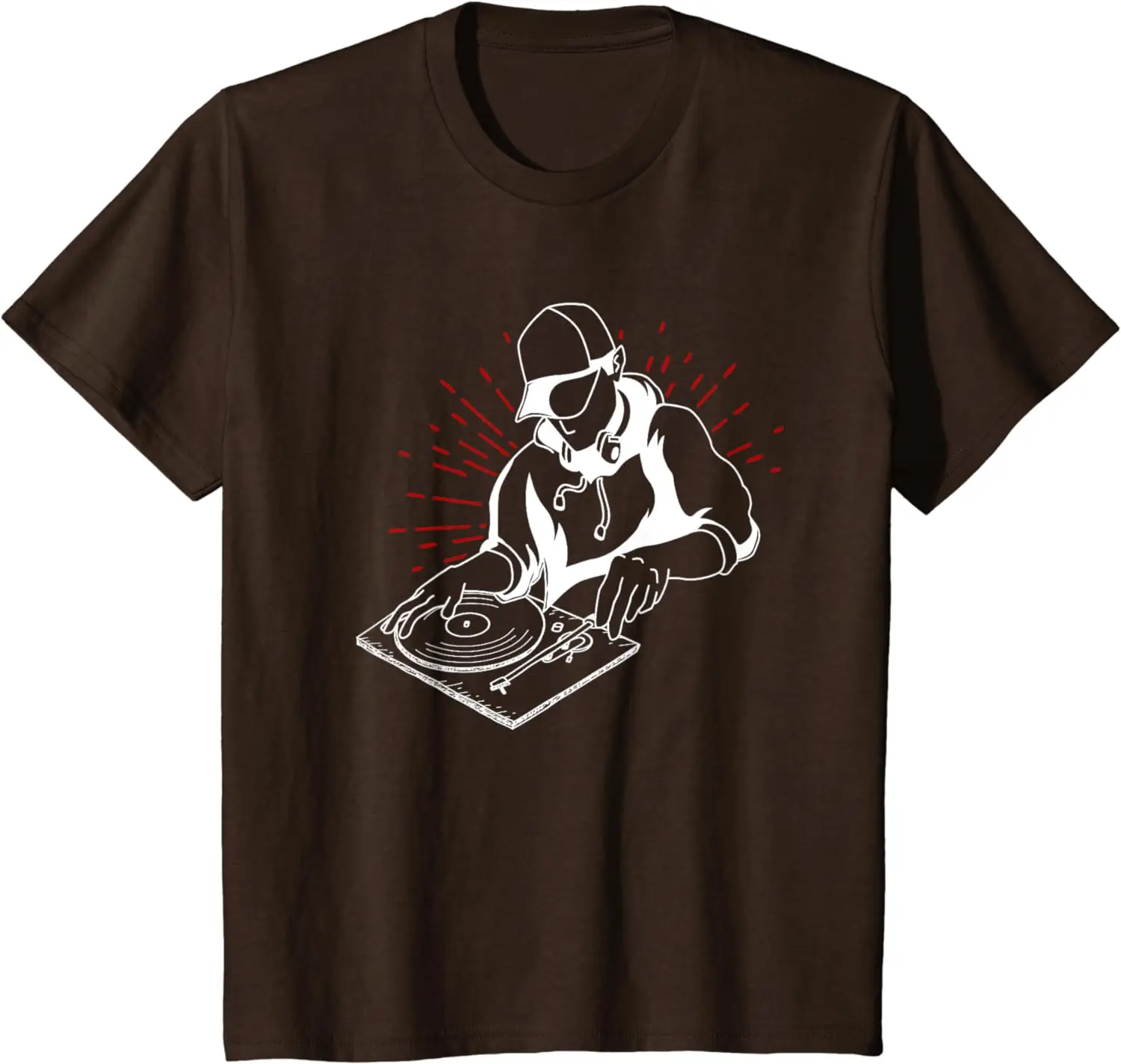 Vintage DJ Nightclubs Club Music Lover Gift Headphones Music T-Shirt