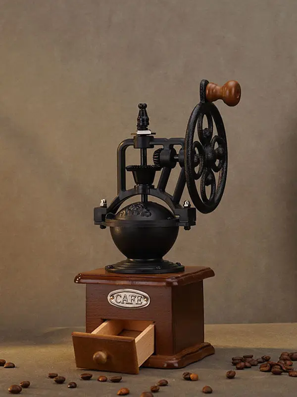 Retro metal desktop ornament with handcrafted finish evoking ancient craftsmanship ideal for living room decor gifting to collea