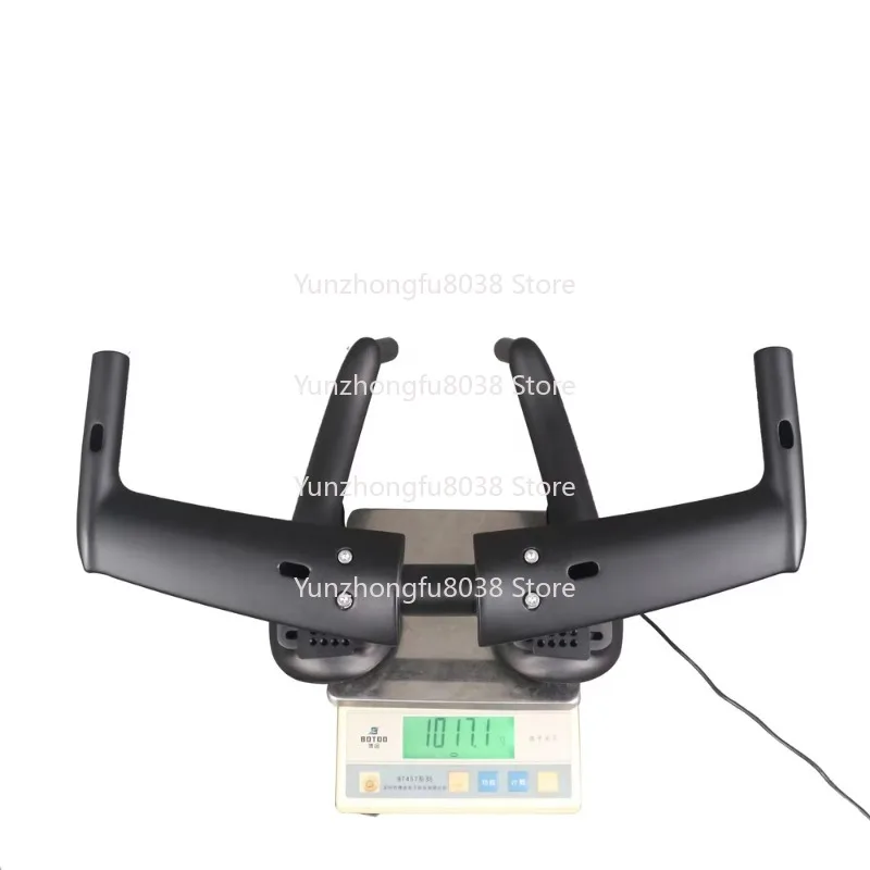 ألياف الكربون الترياتلون الوقت محاكمة الدراجة المقود TT106 مع 10 درجة 15 درجة اقتران 420 مللي متر عرض TT قضيب #5