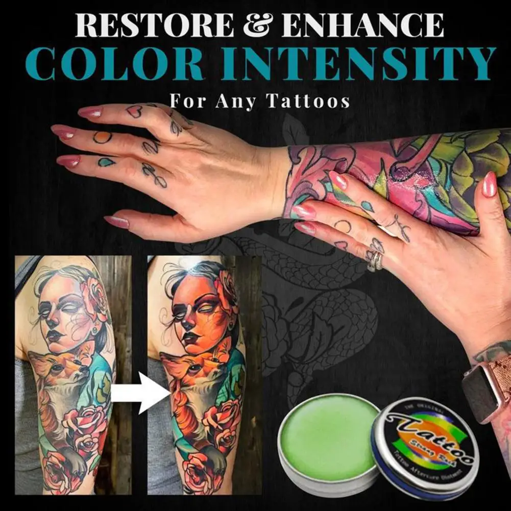 Tattoo Moisturize Cream promote healing Mini Restore Enhance Tattoo Color Cream Convenient Scar Repair Cream for Girl