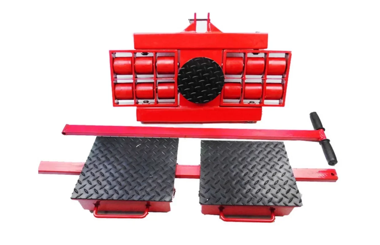 36 Ton Large Cargo Pallet Moving Skate Transport Roller Trolley X12+Y12 for Platform move