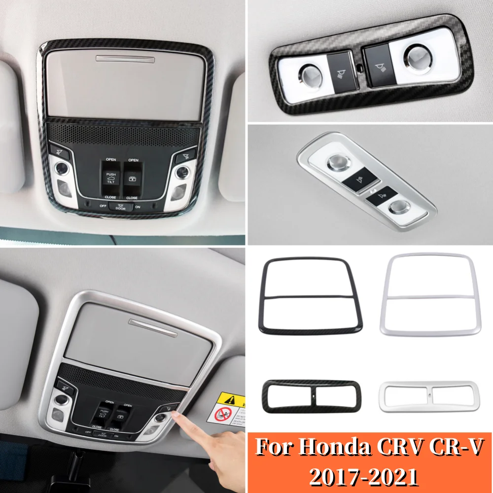 

ABS Car Front Rear reading Lampshade panel Cover Trim Sticker Styling Accessories For Honda CRV CR-V 2017 2018 2019 2020 2021