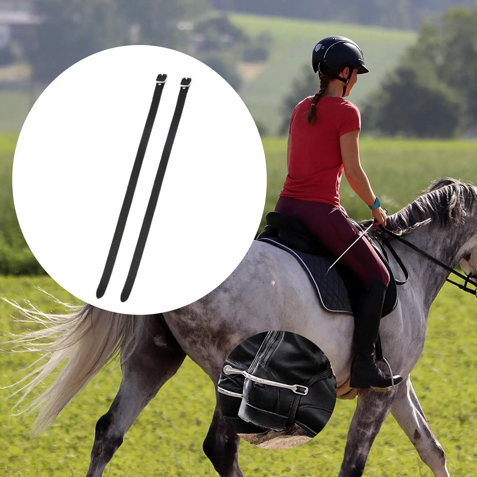 Professional Spur Straps Fine Workmanship Equestrian Boot Accessories Riding Tools for Boy Girls Horse Training Gear
