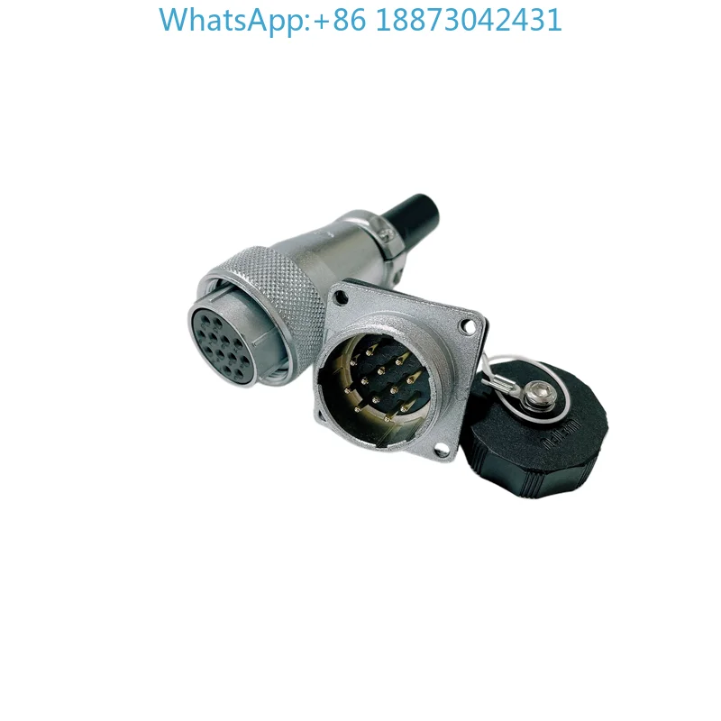 

(2 шт.) Авиационная розетка WEIPU WS24 TQ+Z K4, 10-отверстие, 12-контактный, 19-жильный разъем Weipu