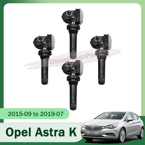 4 piezas 13506028 Sensor de presión de neumáticos TPMS 433MHz para Opel Astra K