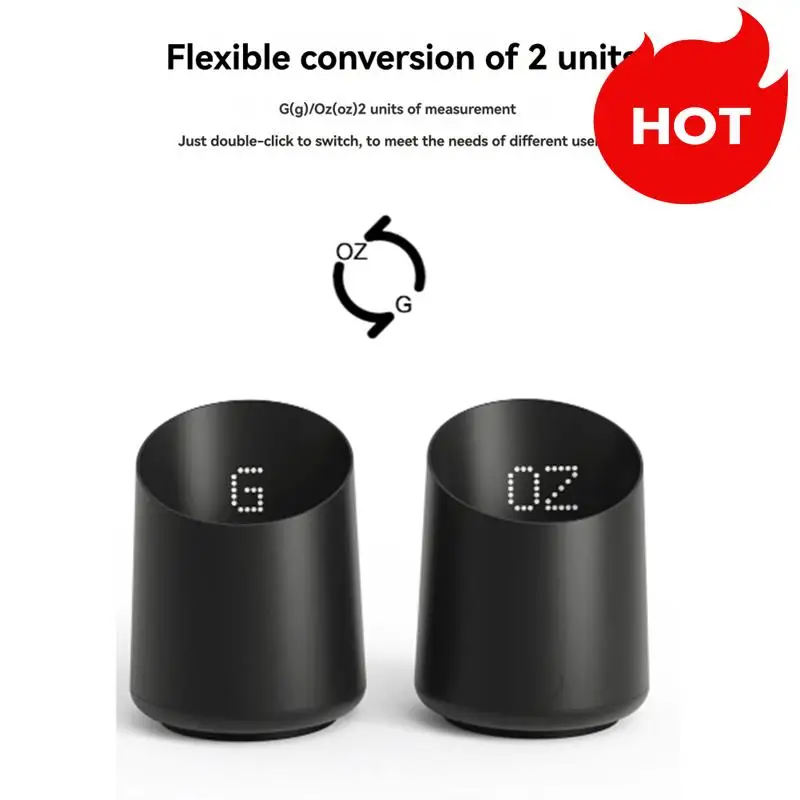 A01V-Electronic Coffee Scale กันน้ําถ้วยชั่งน้ําหนักสําหรับ Espresso,Pour-Over, กาแฟหยดกาแฟดิจิตอลขนาดยาถ้วย