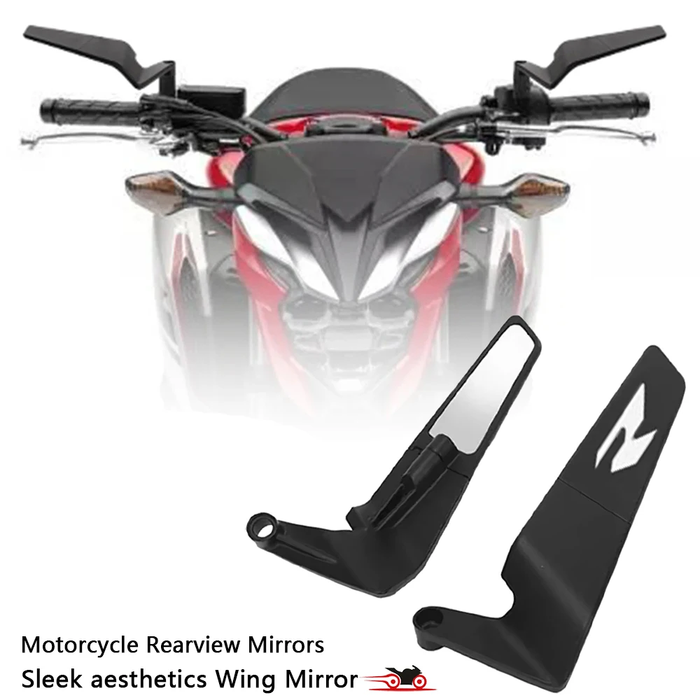 Espejos Retrovisores para Motocicleta G310R F800R F900R/XR S1000R/XR R1200R, Kits de Espejos Stealth Winglets, Espejos Ajustables