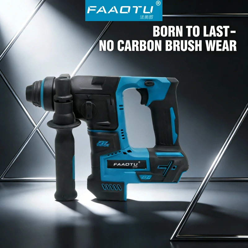 FAAOTU 140D Brushless Hammer Drill - MT Level, Ergonomic Design for DIY & Professional Use Compatible with MT batteries