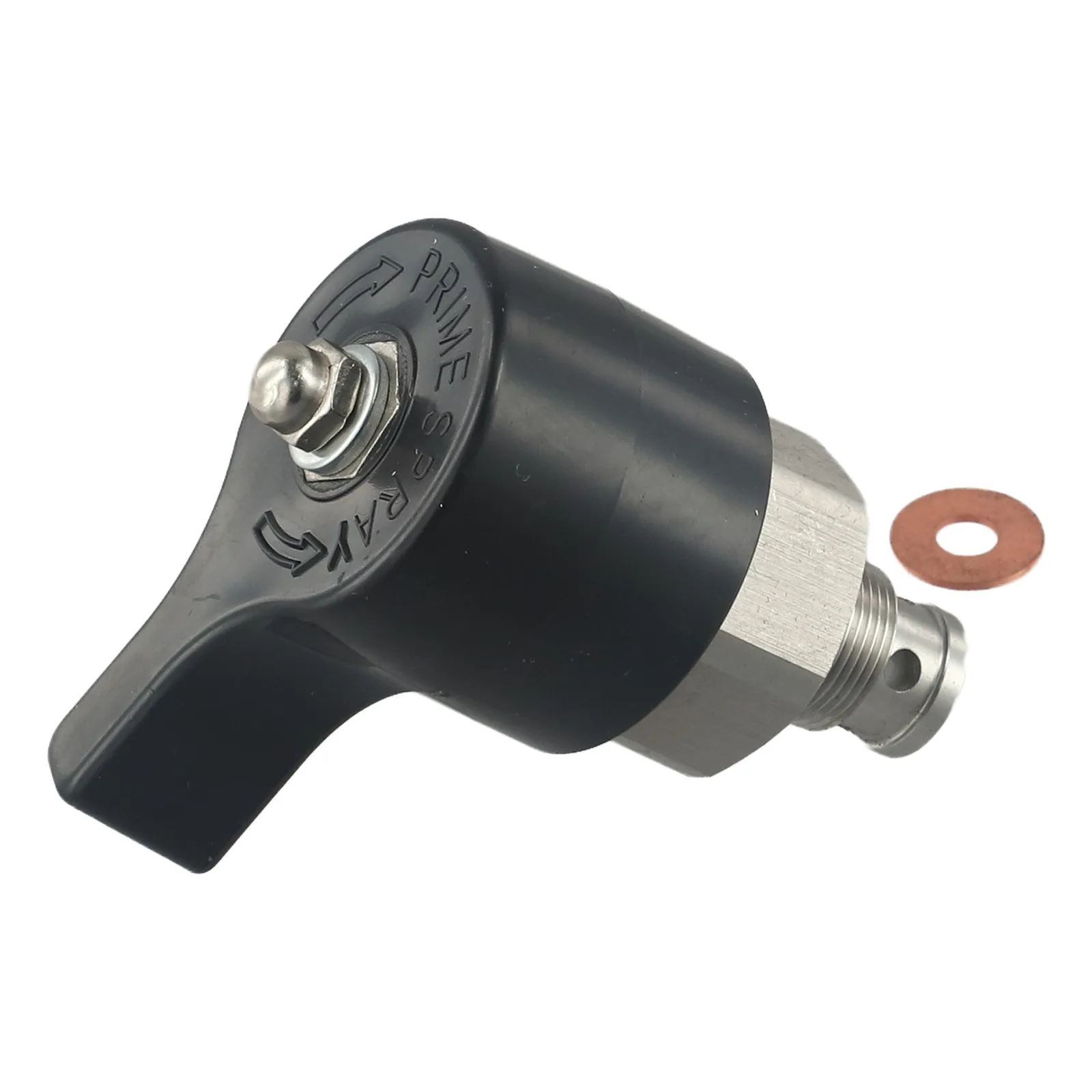 

Для покраски, для улучшения дома, черный сливной клапан, распылитель 7900, клапан, полированная отделка, детали насоса, серебристый цвет