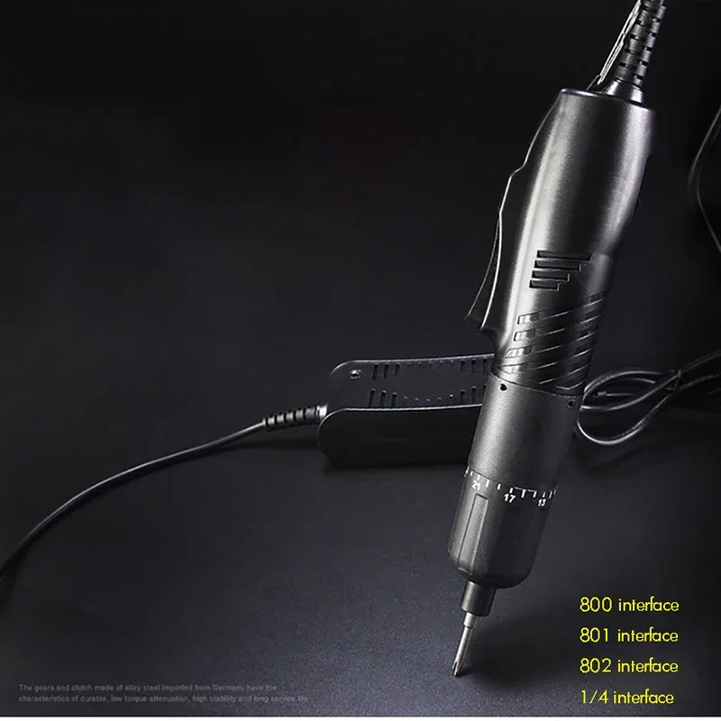 Electric Screw Driver With Power Adapter, 800, 801, 802, 1/4 Interface, Adjustable Torque Power Screwdriver Screw Bit Gun