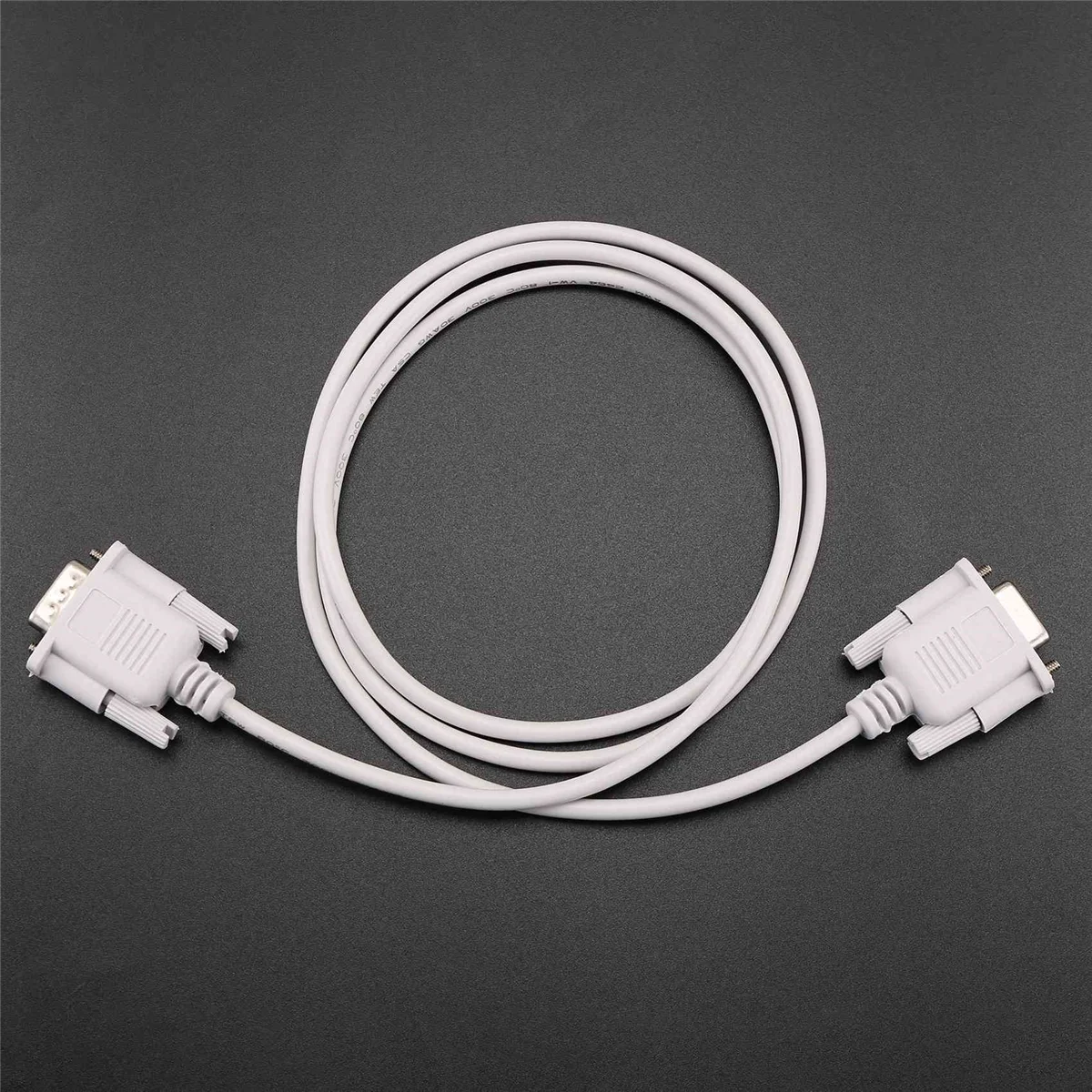 &ABDH& RS232 DB9 Cable de puerto serie macho a hembra de 9 pines Adaptador industrial 1,3 M