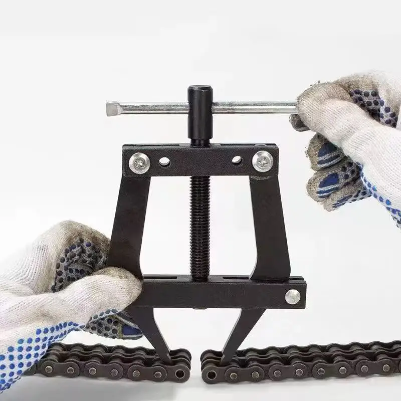 

Motorcycle Bicycle Chain Connecting Tool Tightener Roller Chain Tools Kit Chains Breaker Cutter Repair Tension ATV Puller Holder