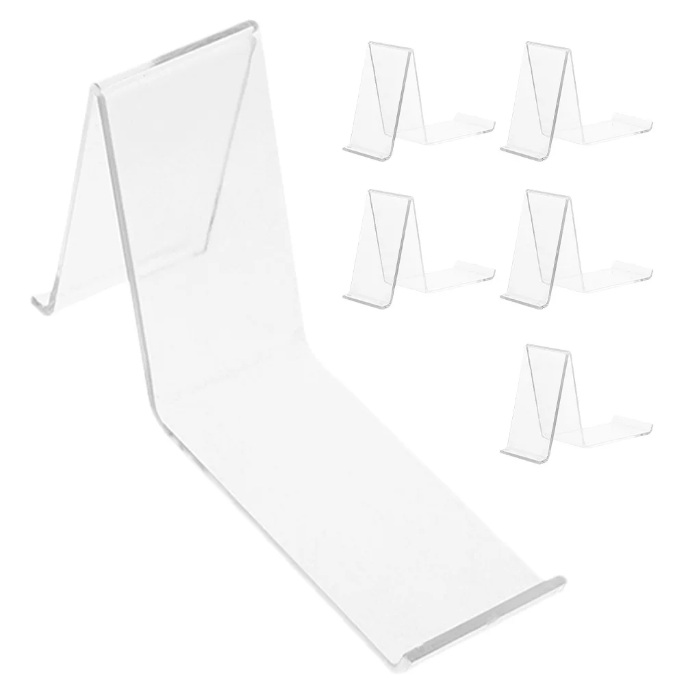 

6Pcs Clear Shoe Rack Acrylic Transparent Organizer Holder High Heel Sandal Display Shelf Retail Home Use Shoe Rack