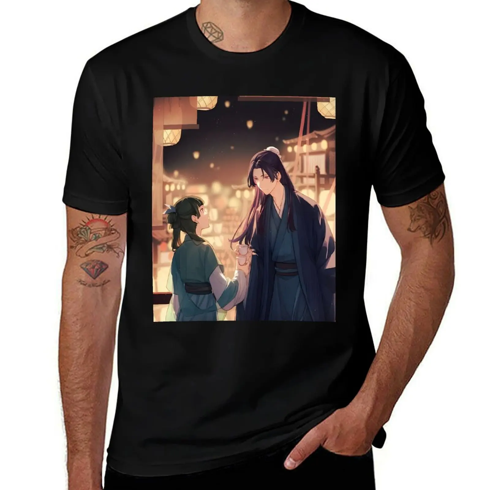 

100% 100 t T-Shirt shirt t shirt percent t man Kusuriya cotton Hitorigoto for no men essential shirt cotton