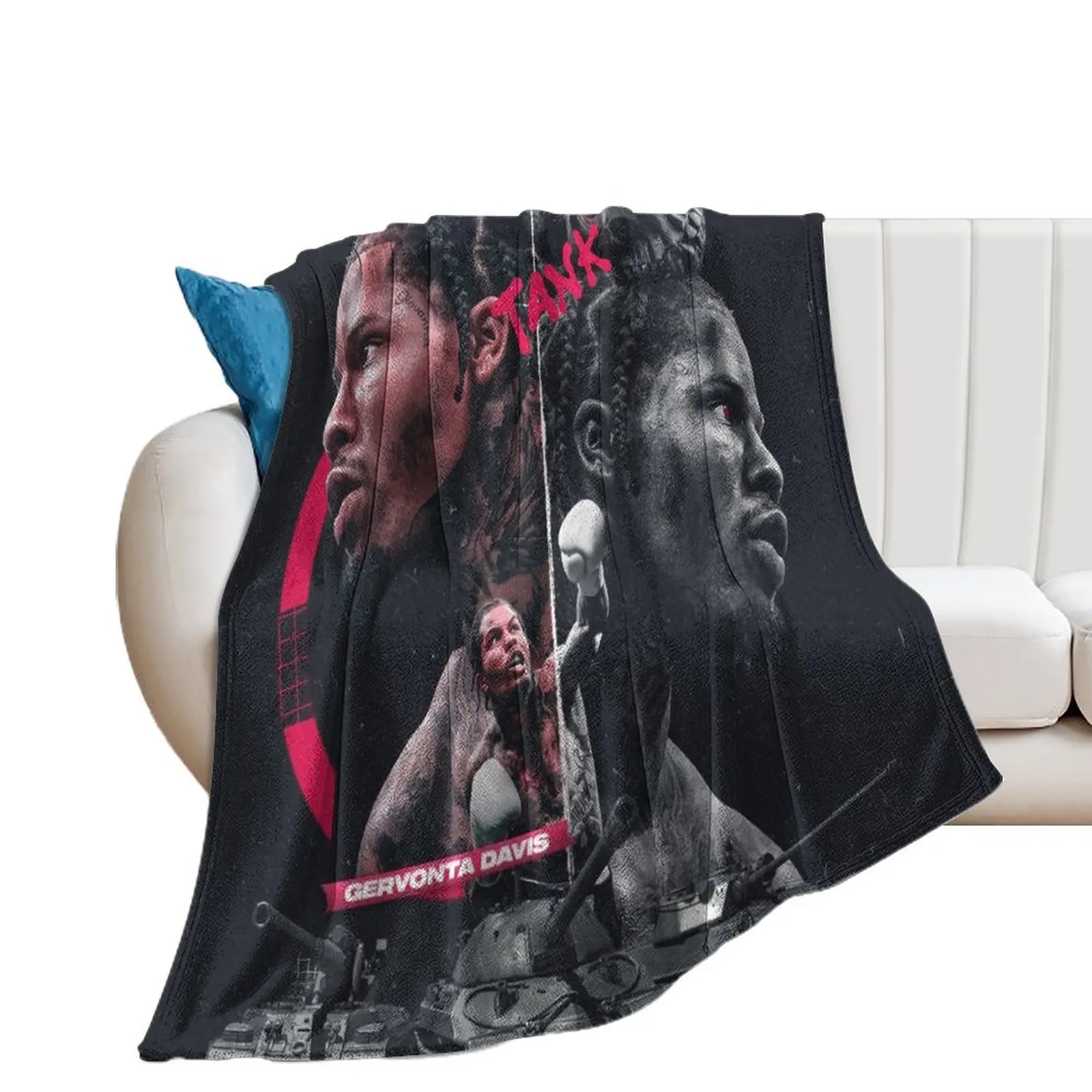 Gervonta Davis Throw Blanket Decorative Sofa Decorative Throw Winter beds Luxury Brand Blankets