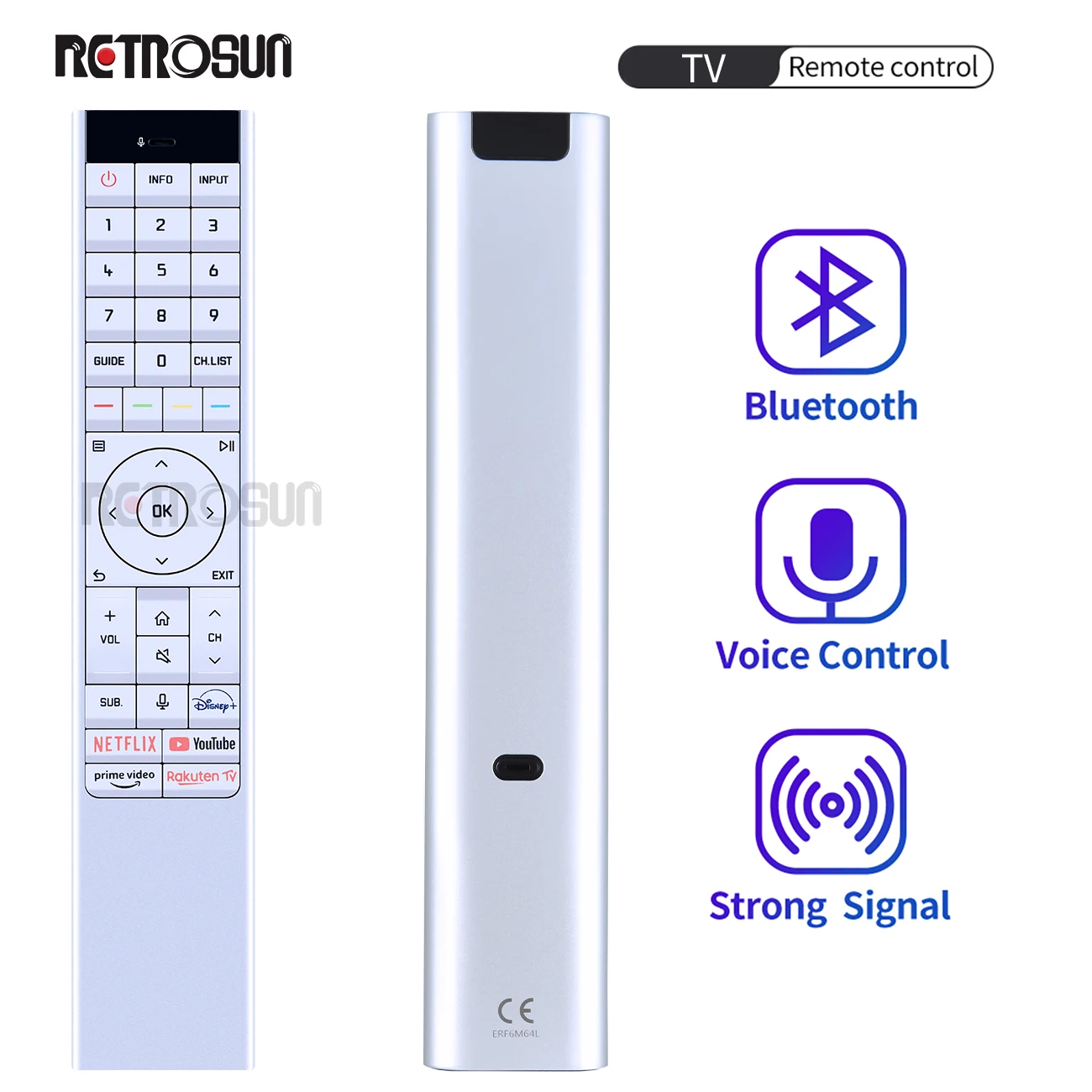 

New ERF6M64L Voice Remote Control for LEICA CINE 1 LASER-TV 2022