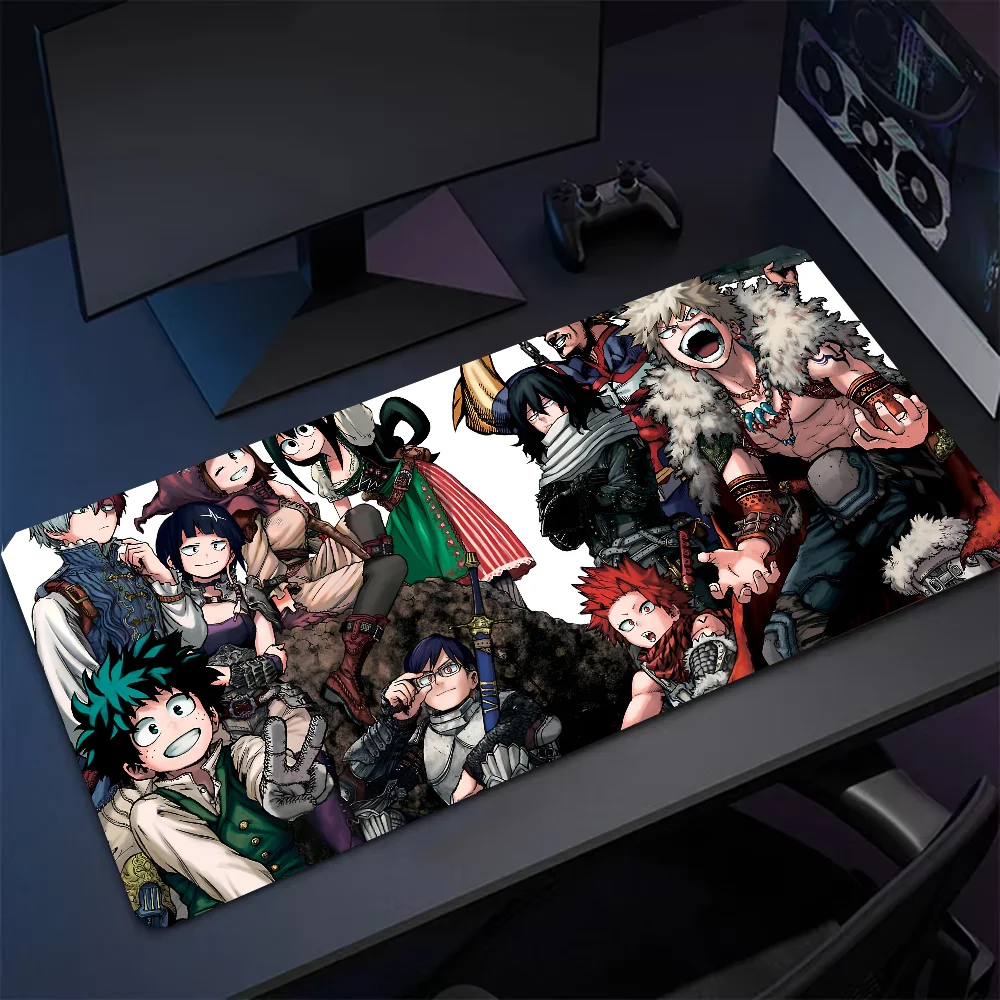 

My Hero Academia Mousepad Large Computer Gaming Accessories MousePads Desk Mats Anti-slip Laptop Soft Mouse Pad