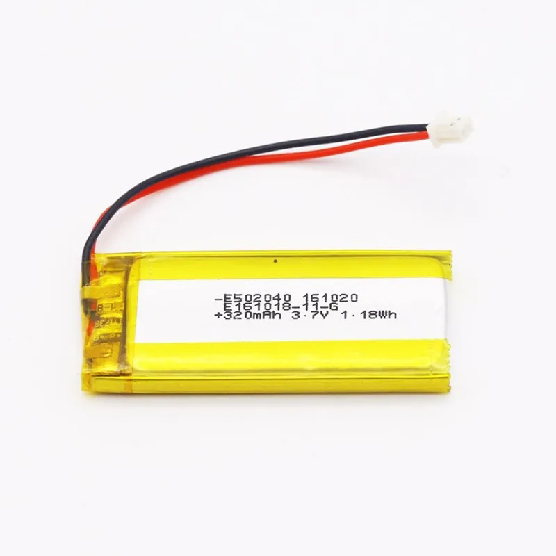 buy more will cheap Factory supplied polymer lithium battery with protective plate, sufficient capacity 502040 320MAH 3.7V