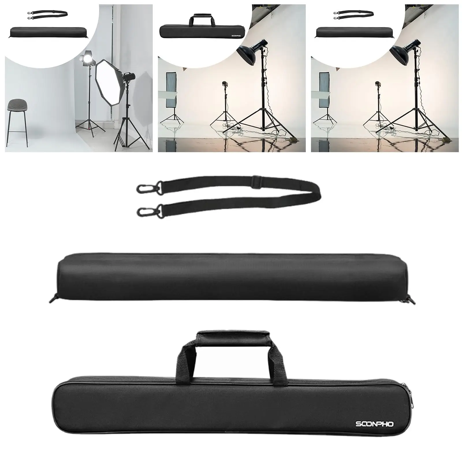 Photography Accessories Tripod Carrying Case, Sturdy Oxford Portable Storage Bag Protective Bag for Photography Umbrella