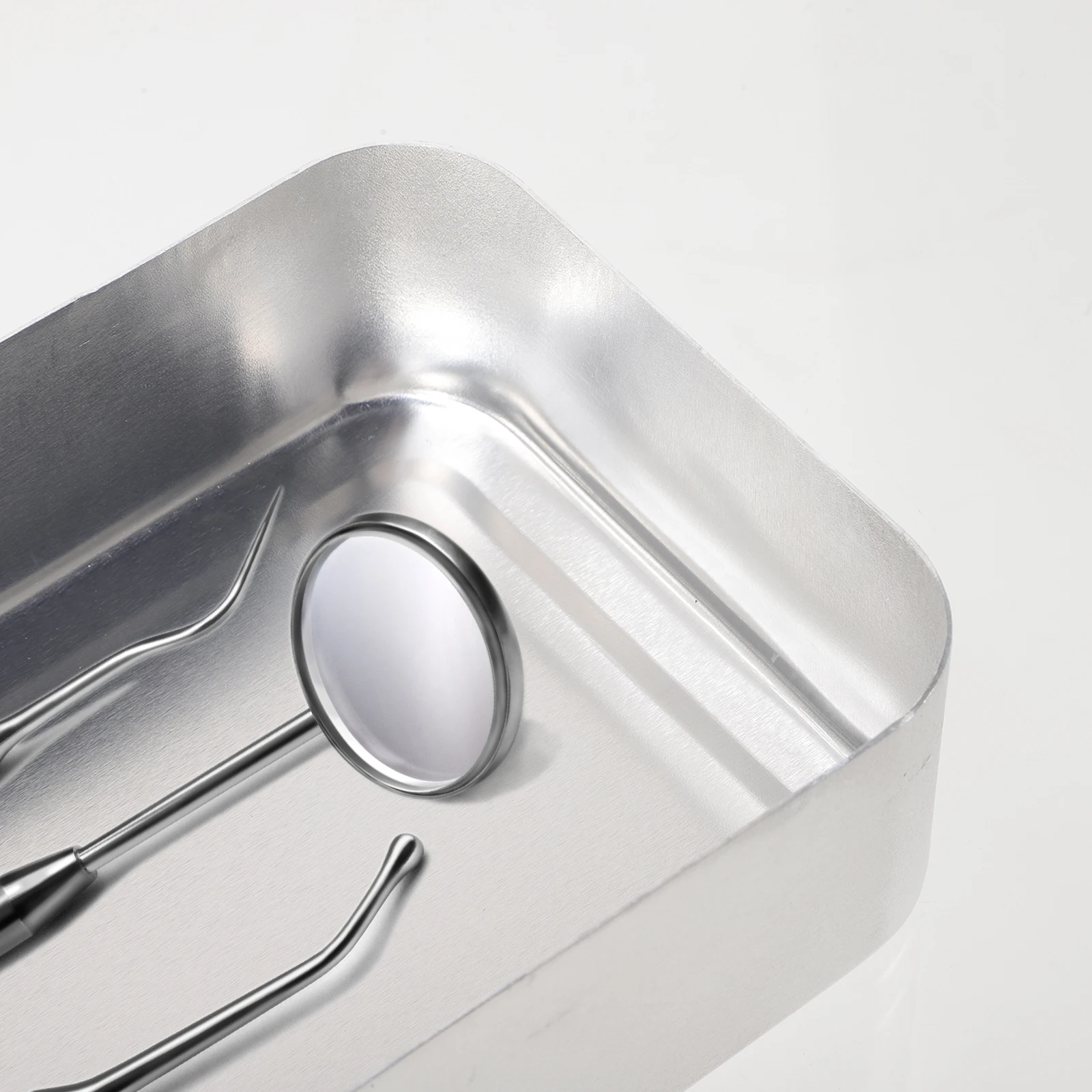 

Aluminum Needle Box Disinfection Box with Lid Sterilization Case for Acupuncture Beauty Lab Storage Container Hygiene Organizer