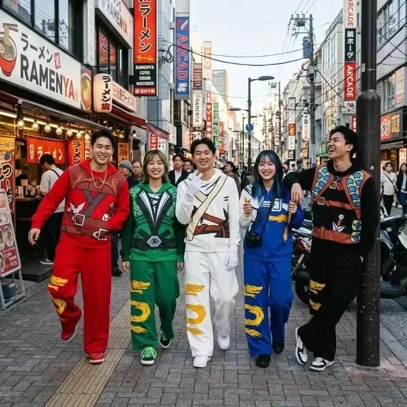 Y2K Streetwear Baggy Sweatpants Men Gold Dragon Print Pants Harajuku Hip Hop Loose Track Pants Unisex Casual Joggers Kids