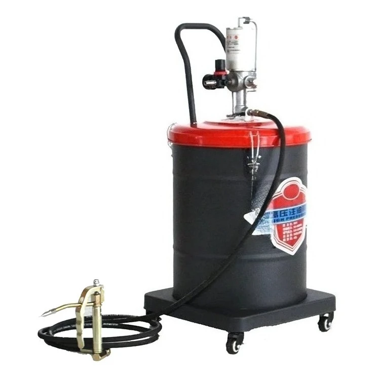 High Pressure Pneumatic Grease Lubricator 12L Air Operated Bucket Grease Pump Auto Lubrication Hot Sale