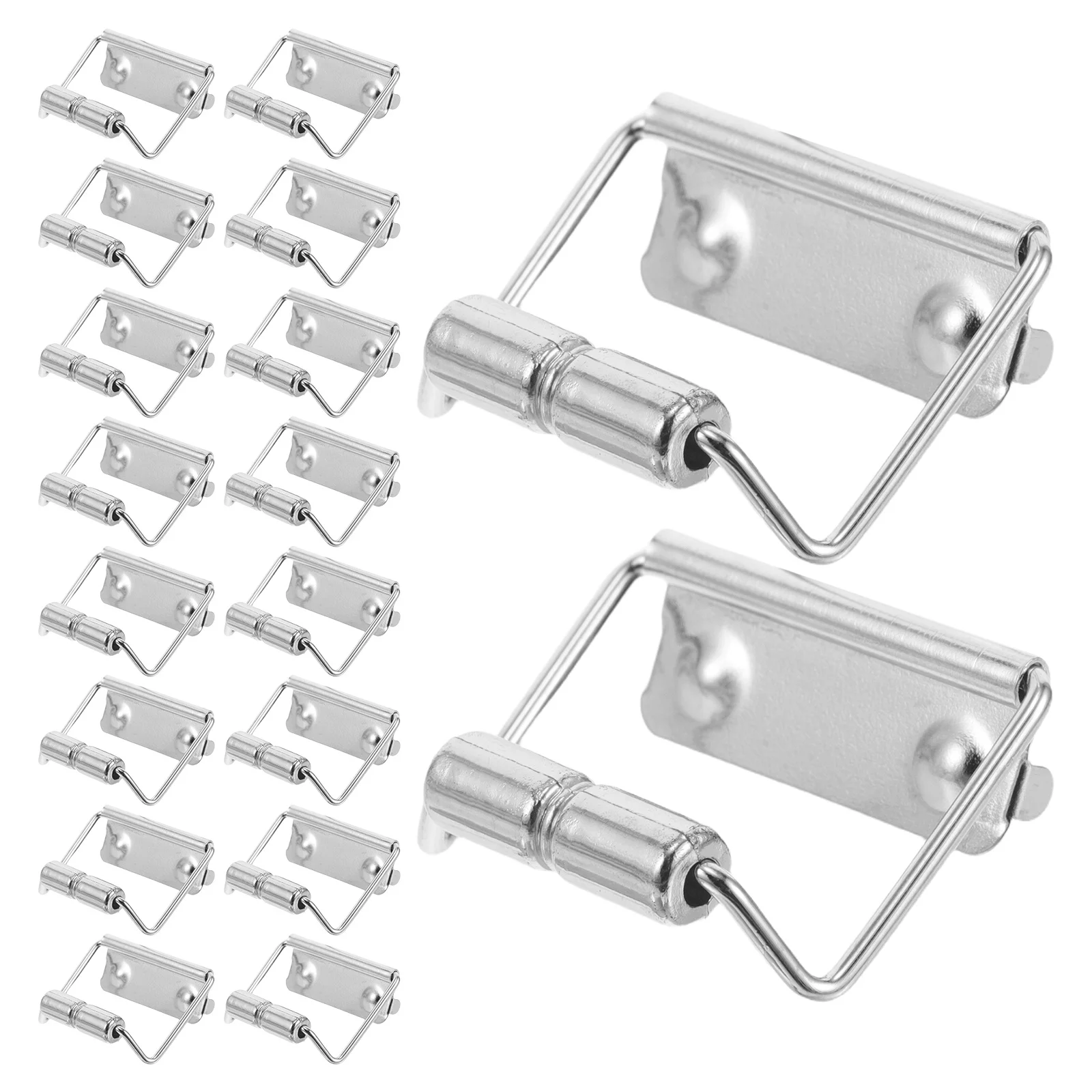 

20Pcs Iron Box Lock Buckle Stainless Steel Tension Locks Durable Clasp Latch Secure Food Container Closure Screw Buckle