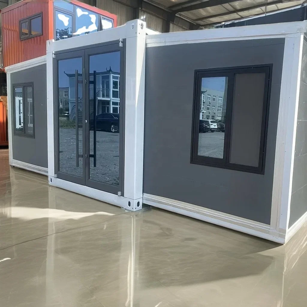 Quick Assembly Expandable Container House Twin Wing Folding Room with  Tiny Home Prefab Features