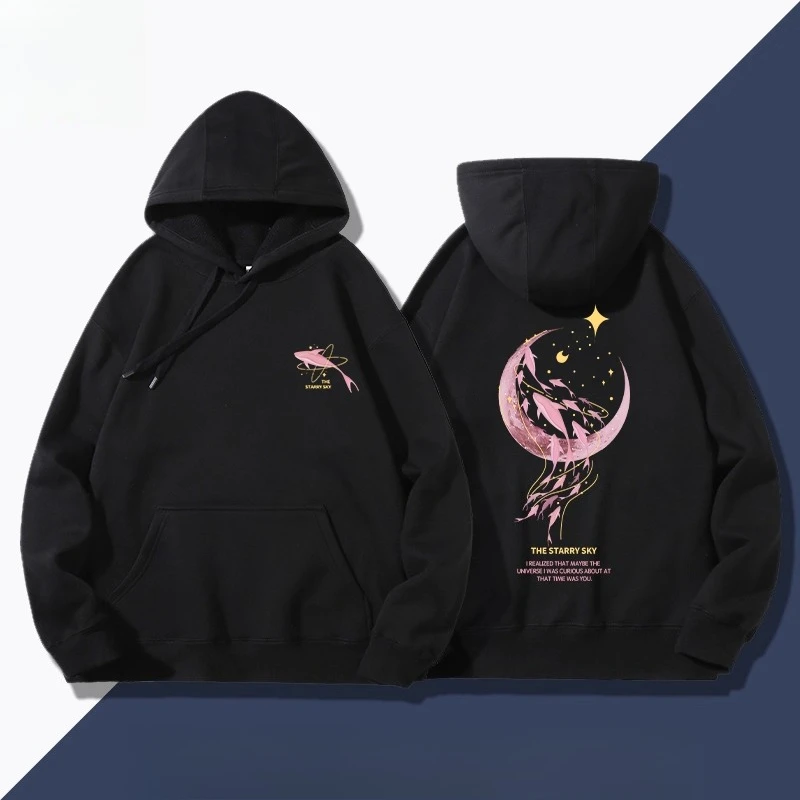 2025 سوبر شعبية دولفين طباعة الكبار مقنعين البلوز العصرية Ins فضفاضة تنوعا الخريف الشتاء اليومية رياضي الشارع رداء علوي غير رسمي