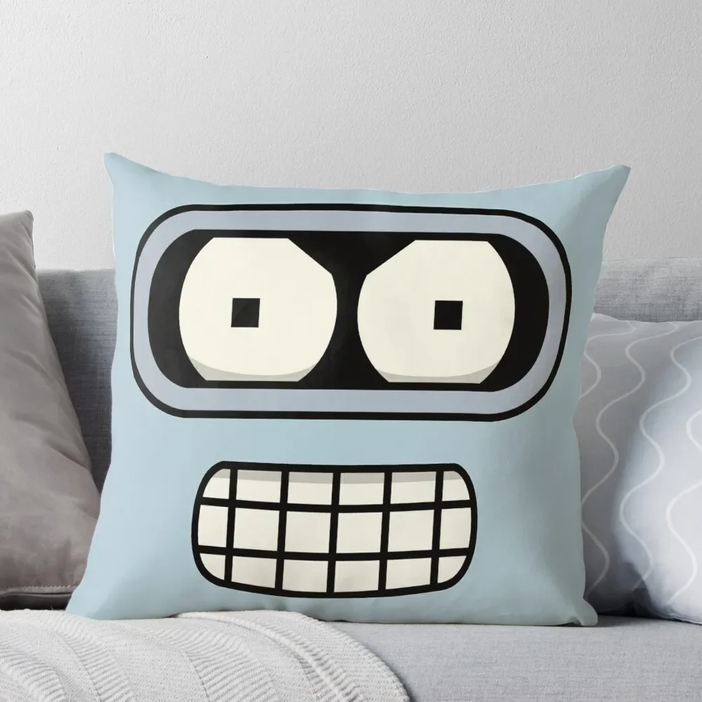 

Bender's Face Throw Pillow Christmas Throw Pillows Covers Pillowcases Bed Cushions